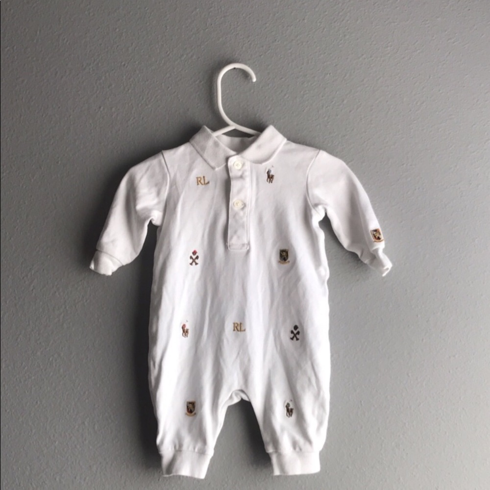 Baby boy polo onesie